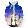 Your Name Mitsuha And Taki Love - 3D Hoodie, T shirt, Sweatshirt, Tank Top