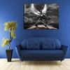 Zekrom Under The Moonlight Wall Art Canvas