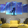 Your Name Taki And Mitsuha Love Wall Art Under The Sky Canvas