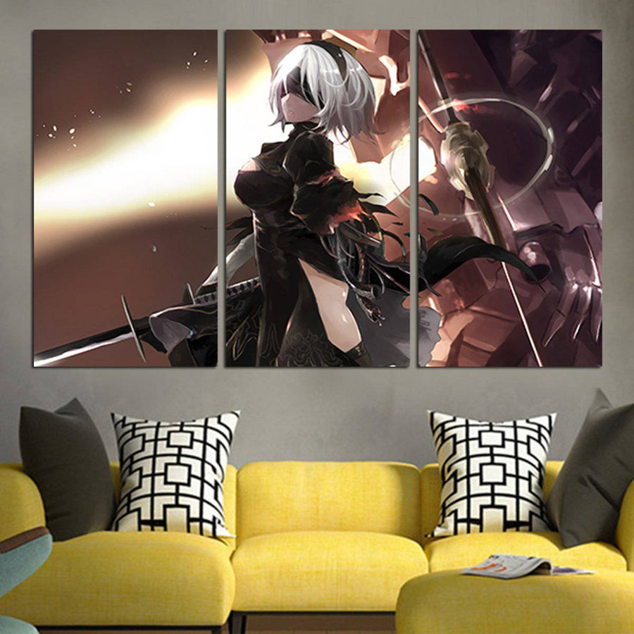 YoRHa No.2 Type B Art Wall Art Canvas