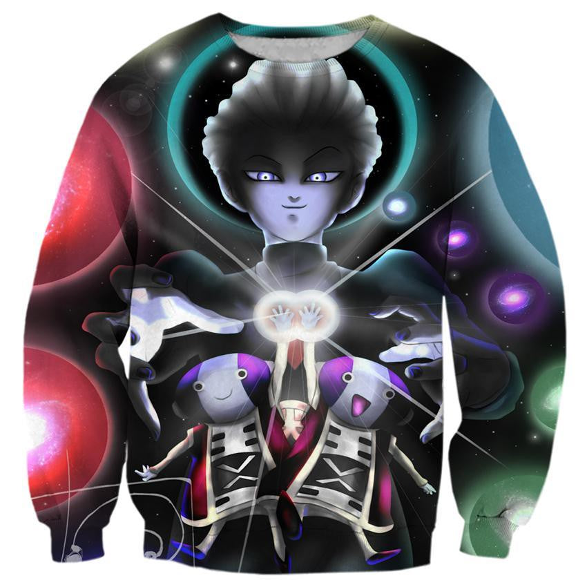 Zeno And Grand Priest Dragon Ball - 3D Hoodie, T shirt, Sweatshirt, Tank Top