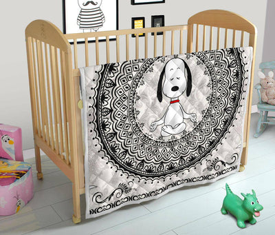 Yoga Snoopy Premium Quilt P