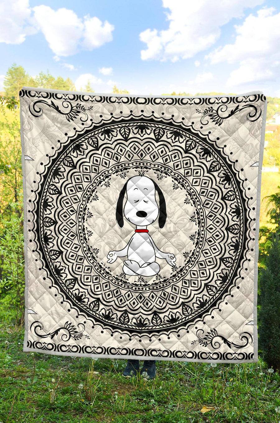 Yoga Snoopy Premium Quilt P