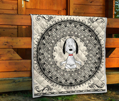 Yoga Snoopy Premium Quilt P